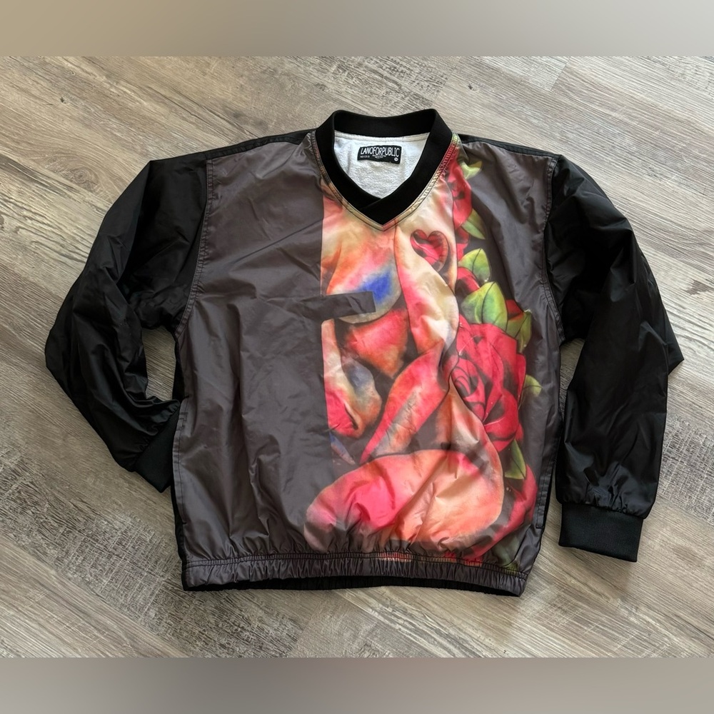 LANOFORPUBLIC Windbreaker Men S Delano Brown Pullover No.13.0 Cold Summer Sz-M. - Picture 16 of 16